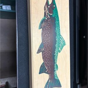Wooden Fish Wall Art Decor/wooden fish box